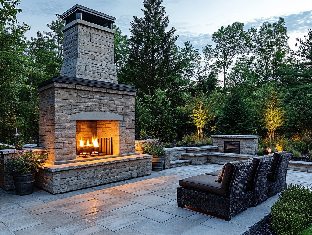 Outdoor Fireplace