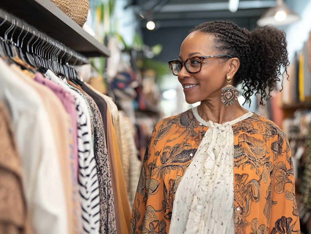 Shopping in a Boutique