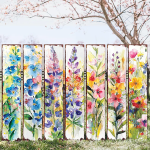 Spring Wildflowers Porch Sign - PurpleBambooInc