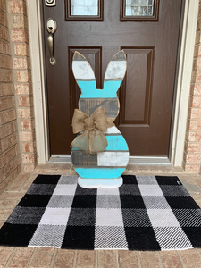 Standing Wood Bunny - SignsBYDebbieHess