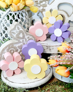 Wooden Spring Flowers - BirchLaneByJennifer