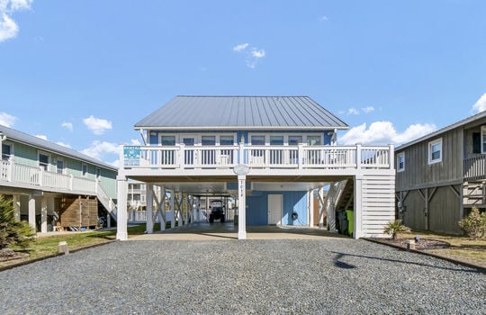 1018 W. Beach Dr., Oak Island, NC 28465 | Second-Row Beach Home