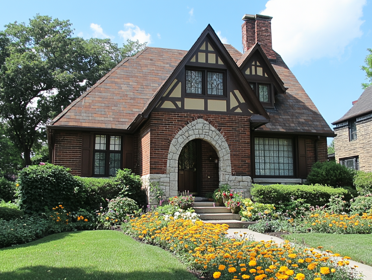 Brick Tudor Inspired Home