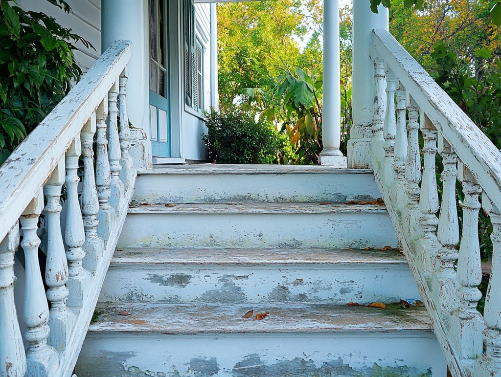 Porch Needing Paint