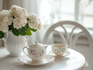 Vintage Teapot and Cup