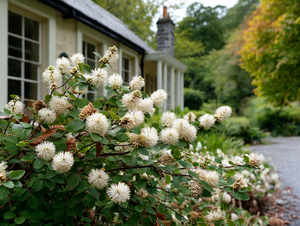 Fothergilla (Fothergilla major or F. gardenii)