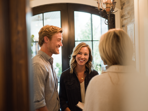 Buyers Chatting with a Real Estate Agent 2