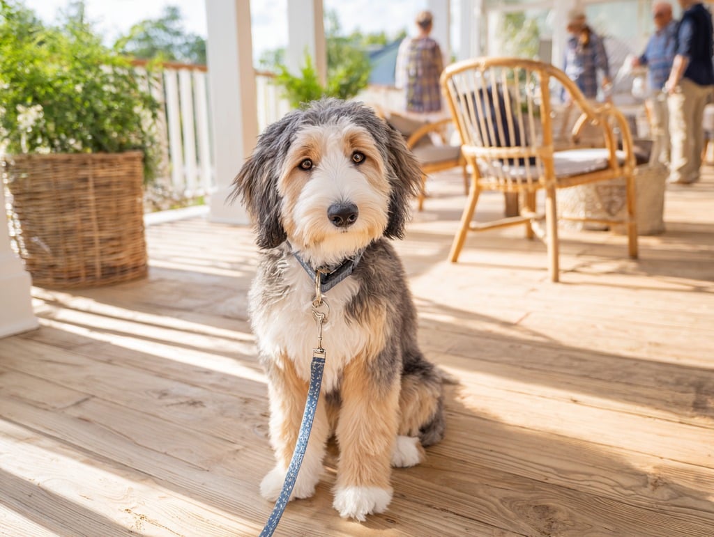 Dog at an Open House