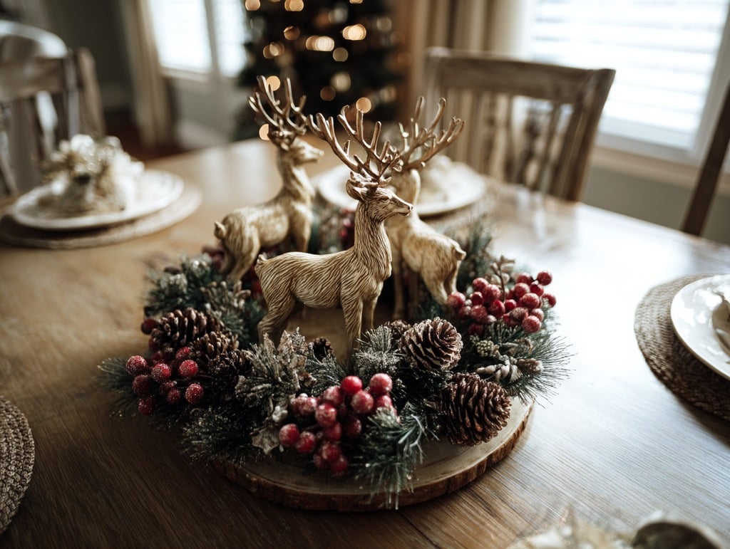 Nature-Inspired Christmas Centerpiece