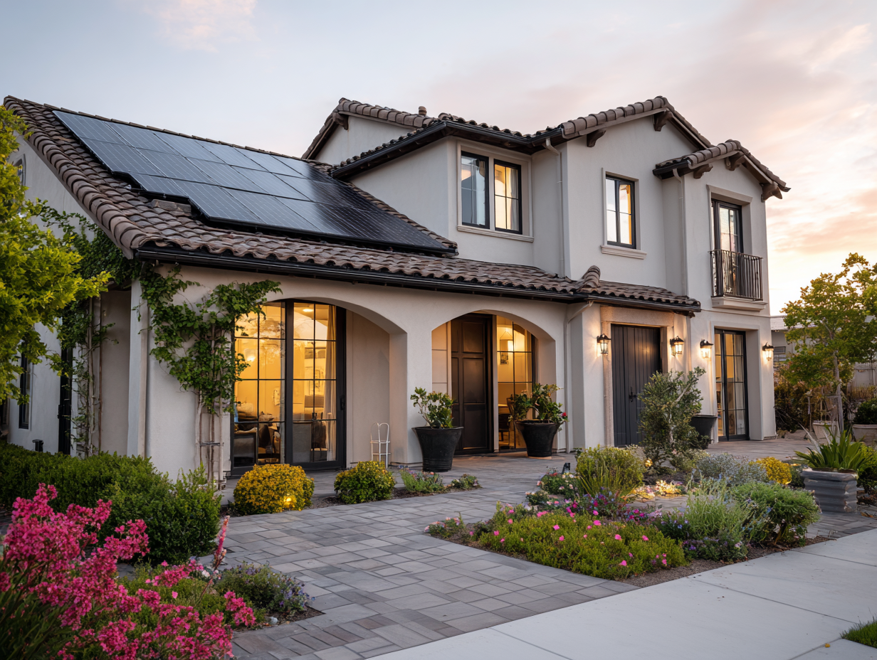 Solar Panels on Home