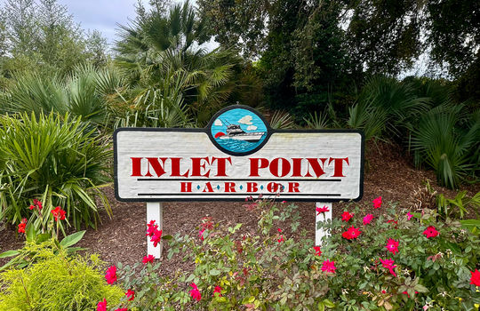 Inlet Point Harbor - Sign