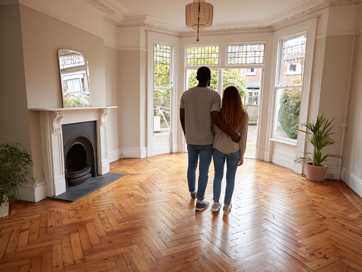 Buyers Touring a Home for Sale