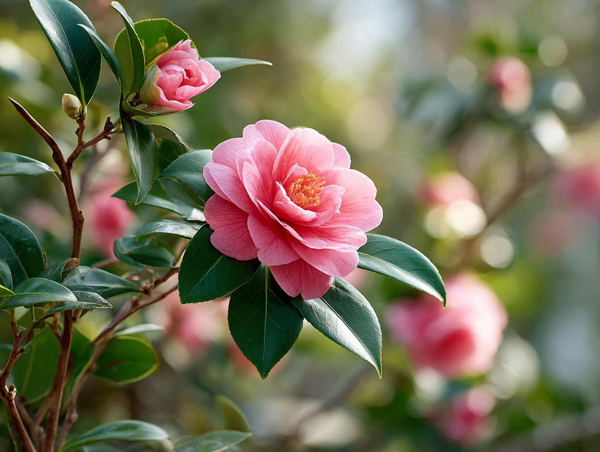 Blooming Camellia