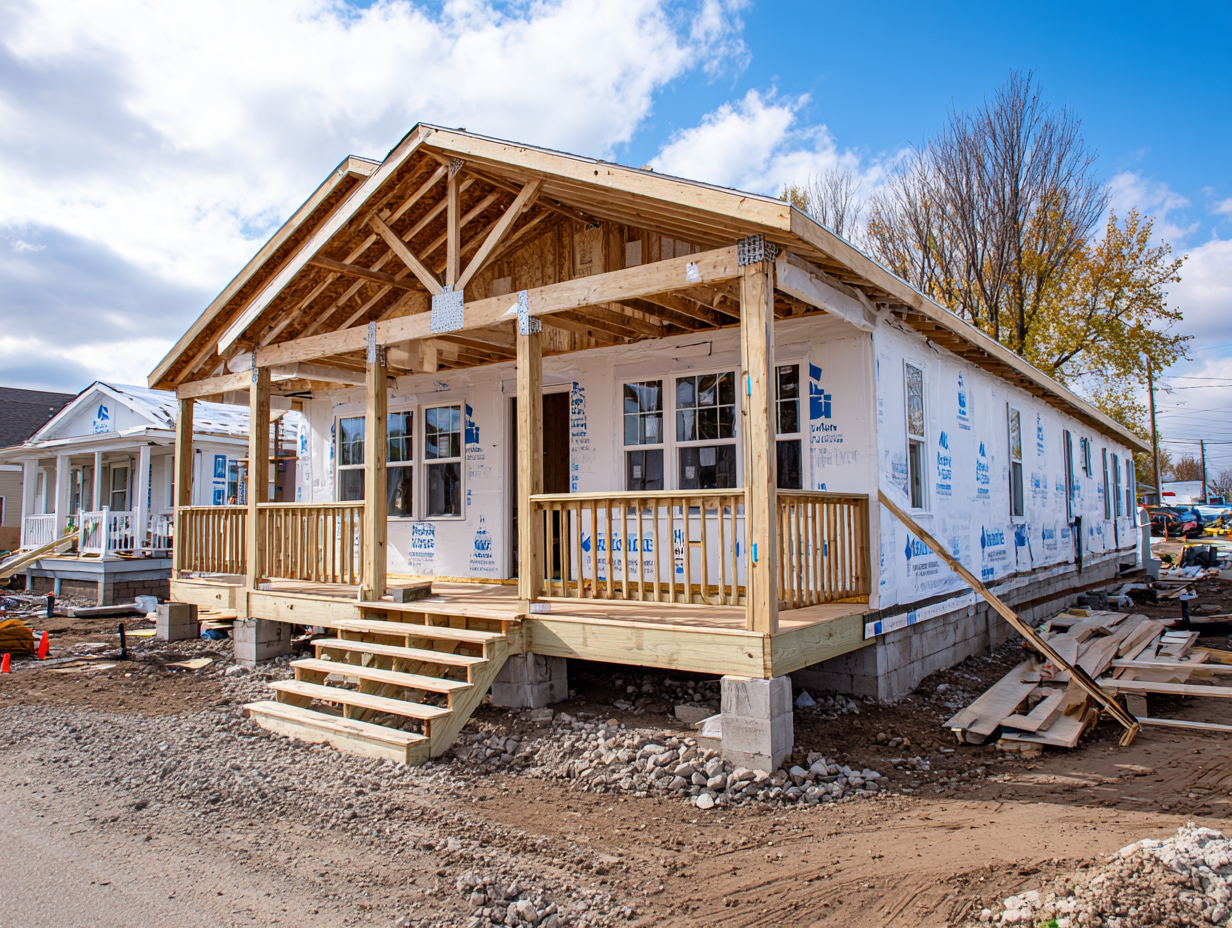 Habitat Home Under Construction