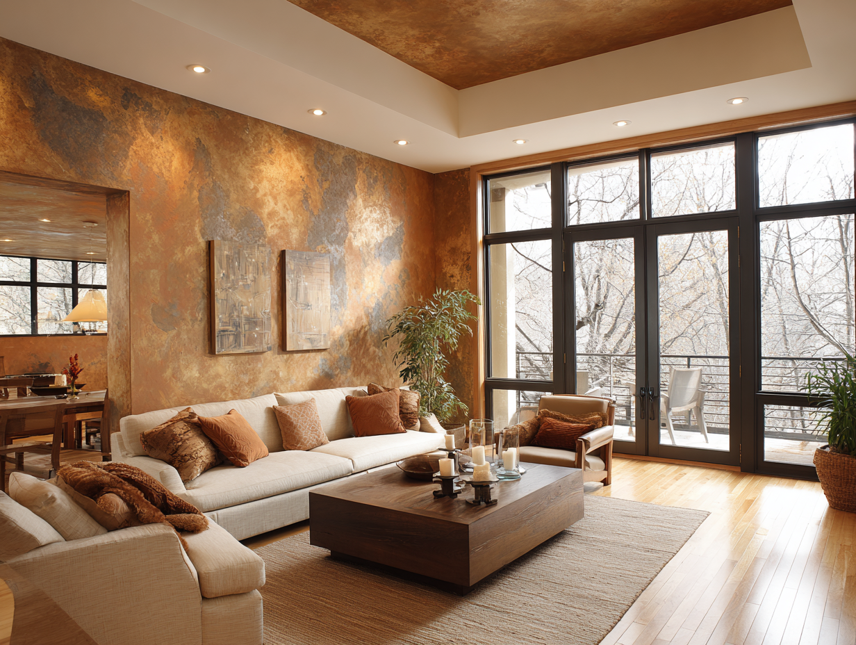 1990s Faux Rag Paint