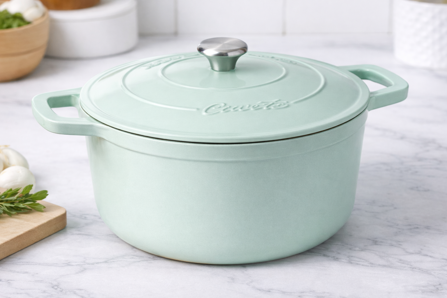 Ciwete 6 QT Dutch Oven Pot with Lid