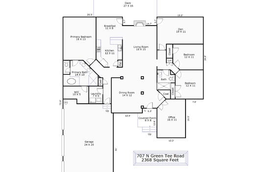 22181 - 707 N Green Tee Road