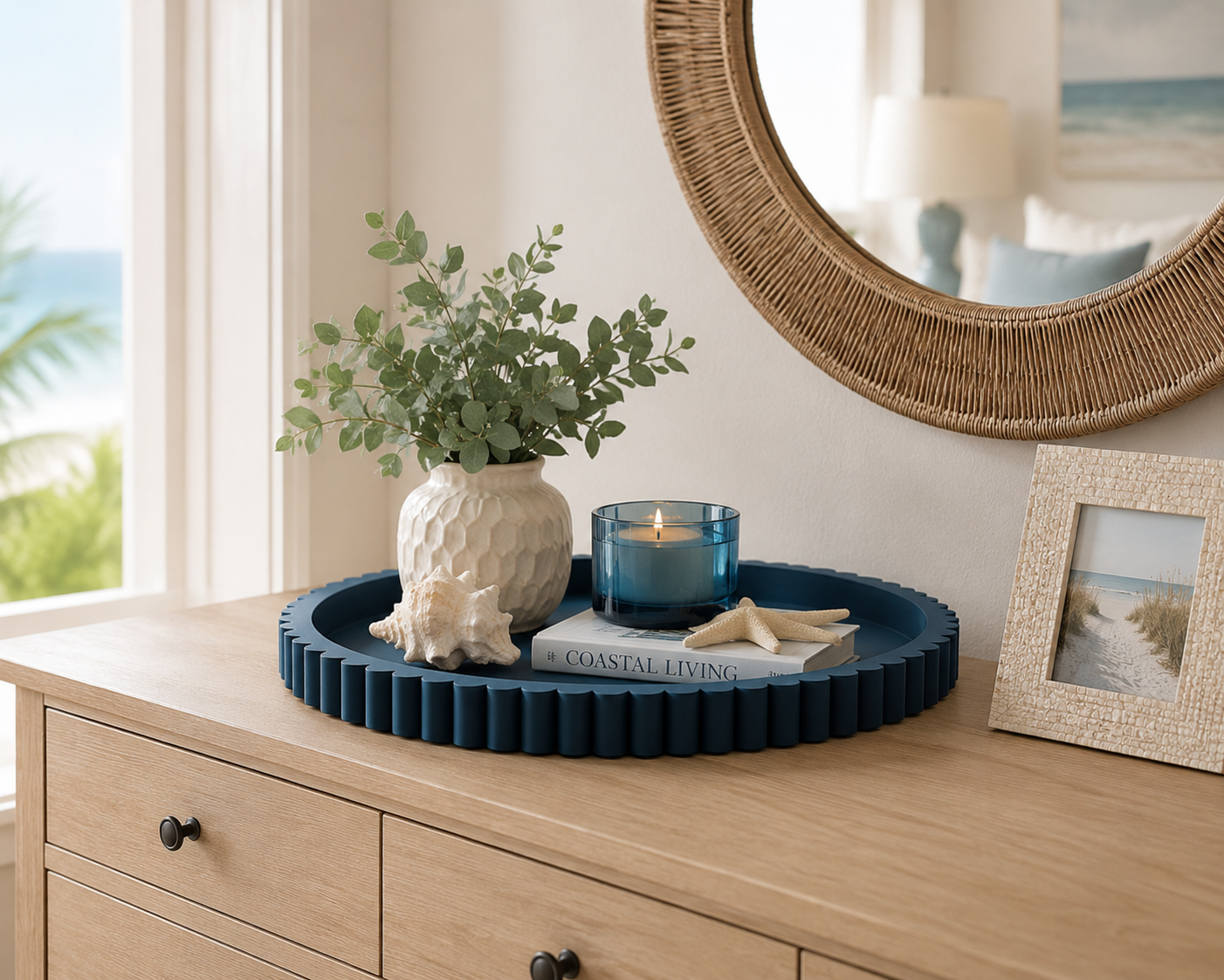 Handmade 12in Decorative Tray