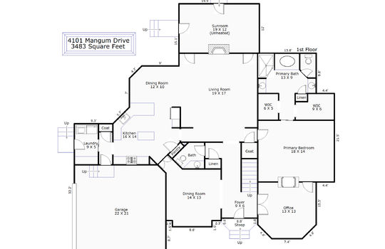 22790 - 4101 Mangum Drive-1st Floor