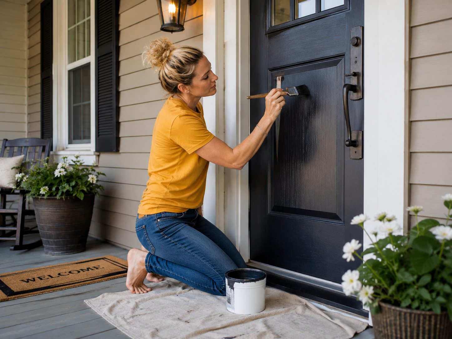Painting Front Door