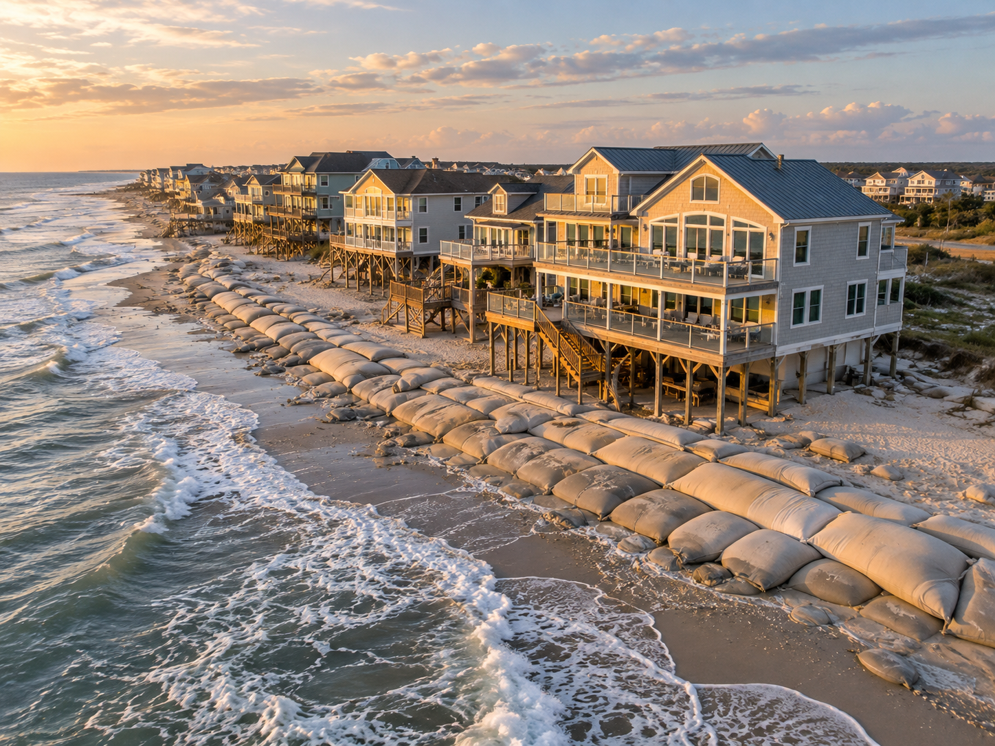 Beach with Erosion