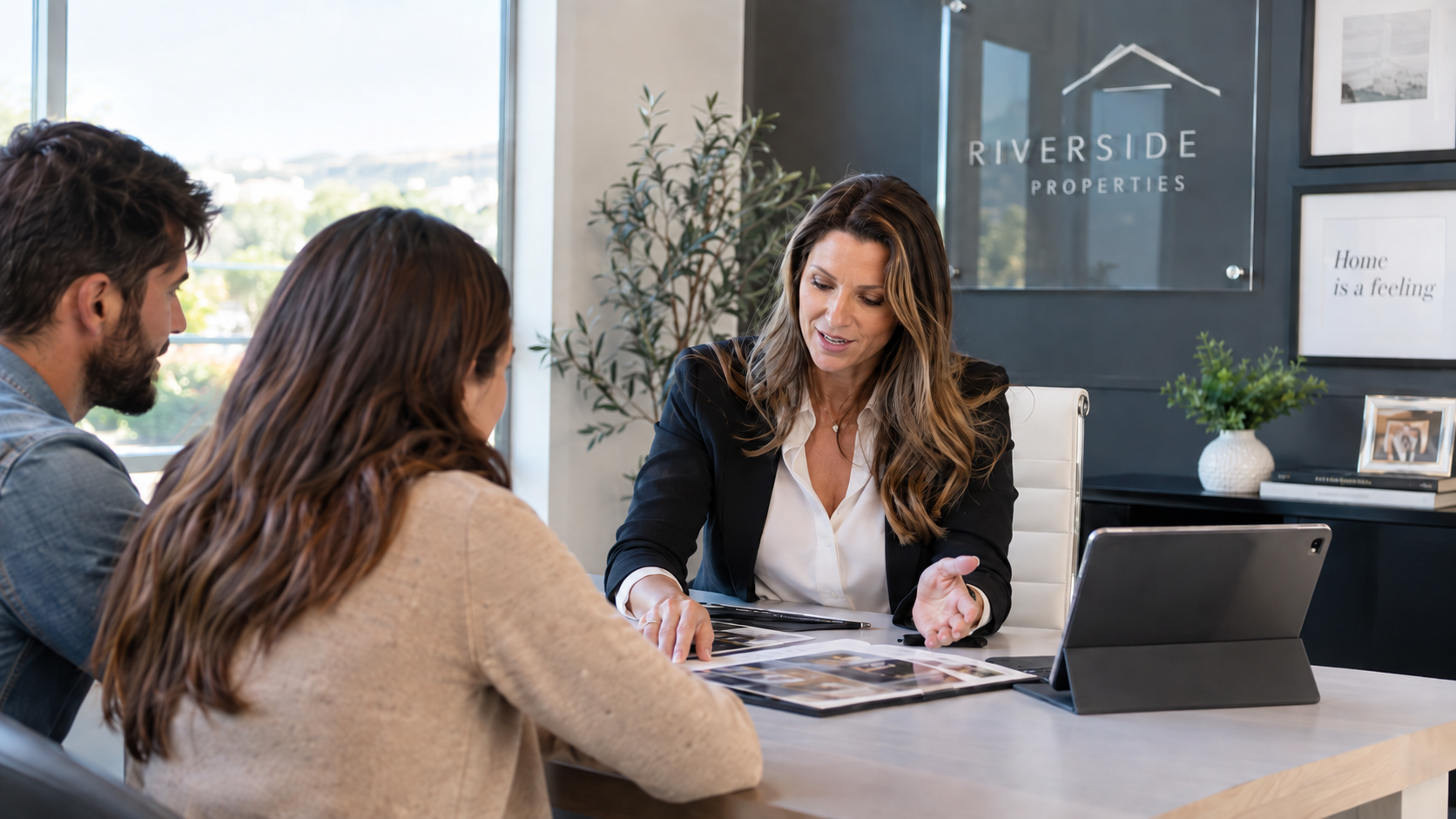 Real Estate Agent and Her Clients