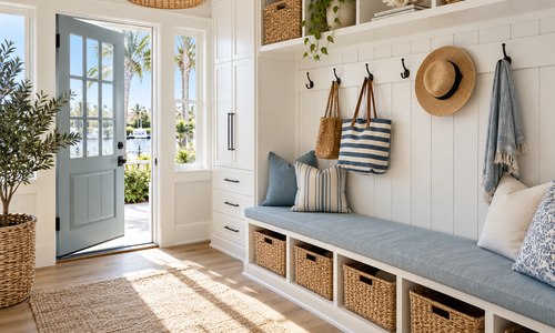 Create a Coastal Drop Zone That Controls Everyday Clutter