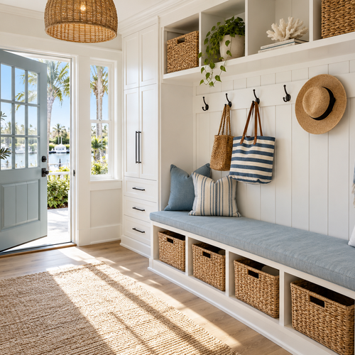 Create a Coastal Drop Zone That Controls Everyday Clutter