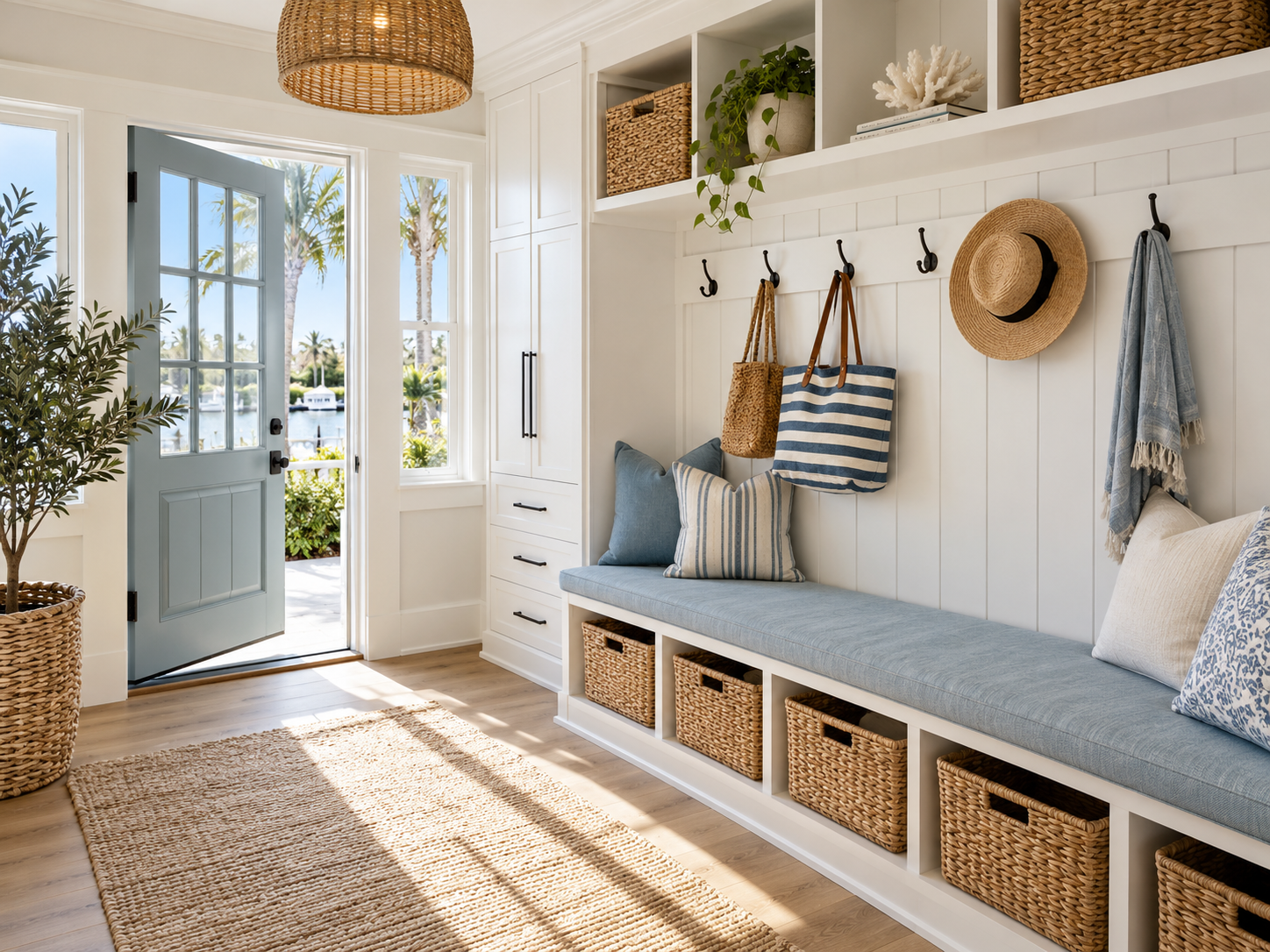 Create a Coastal Drop Zone That Controls Everyday Clutter