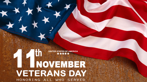 Happy Veteran's Day…
