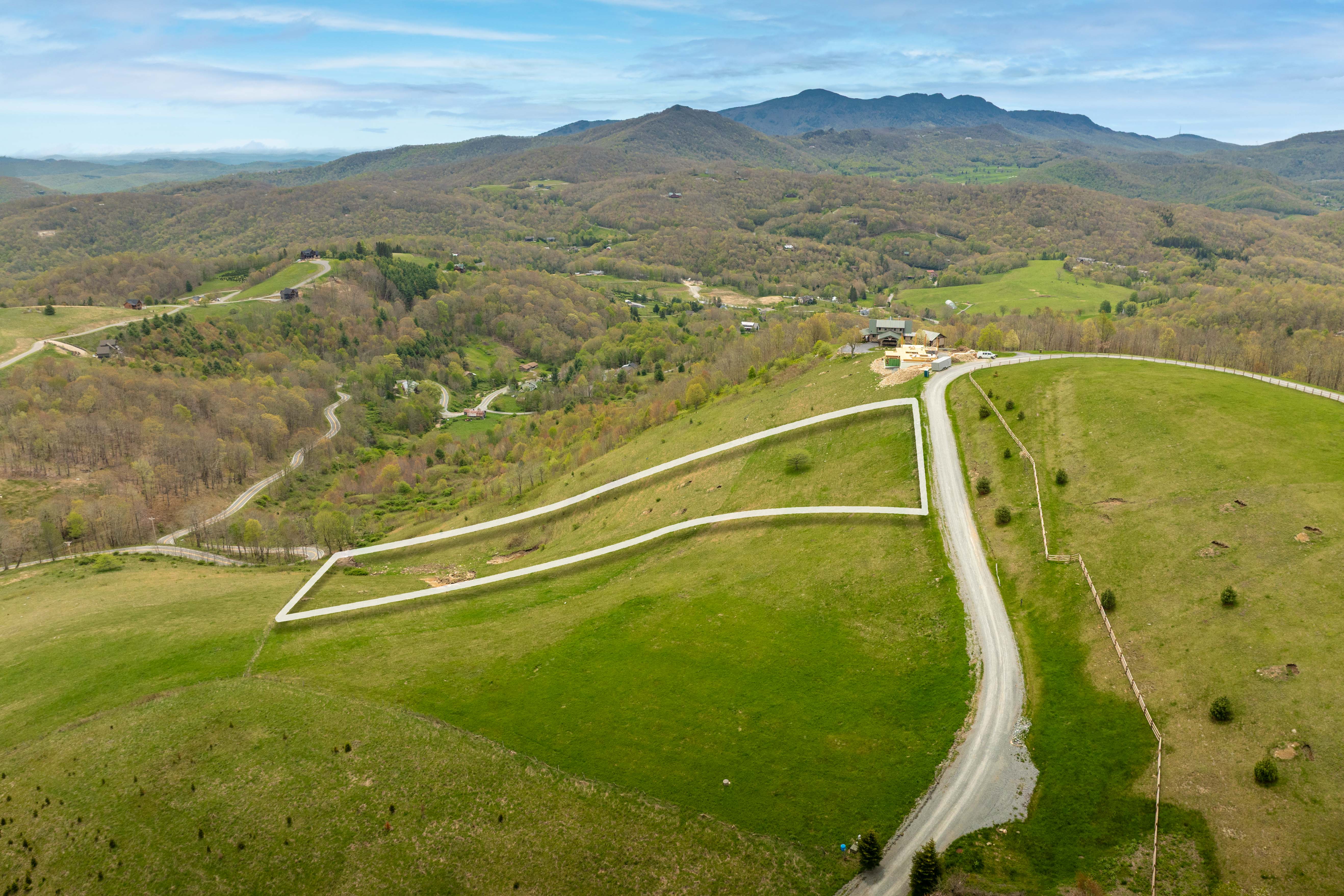 Chappell Farms Lot F Aerial w: Lines