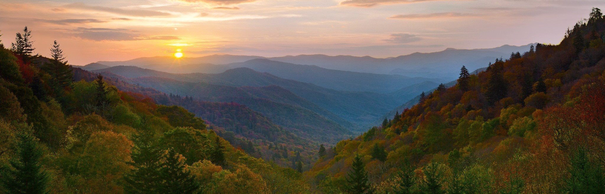 Sunrise in the mountains
