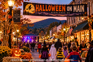 Halloween in Highlands NC