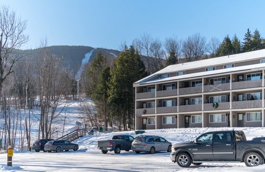 Exterior view of Fall Line condo