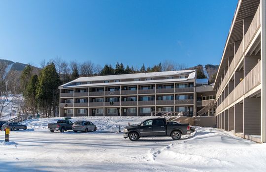 Exterior view of Fall Line condo