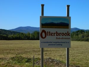 Otter Brook neighborhood sign