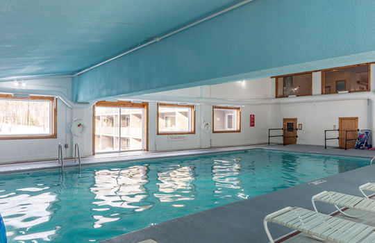 Indoor pool at Sunrise Condo