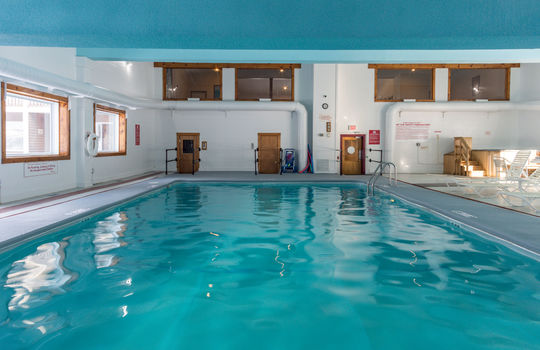 Indoor pool at Sunrise Condo