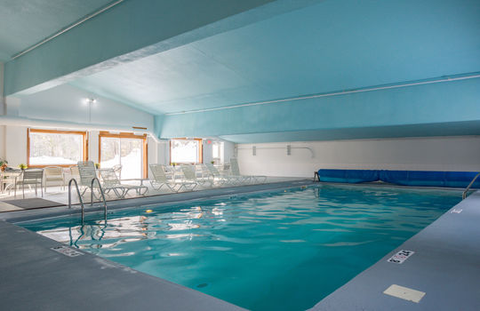 Indoor pool at Sunrise Condo