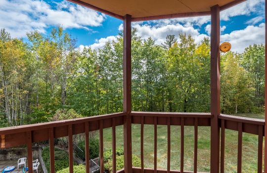 Chamberlain condo deck view