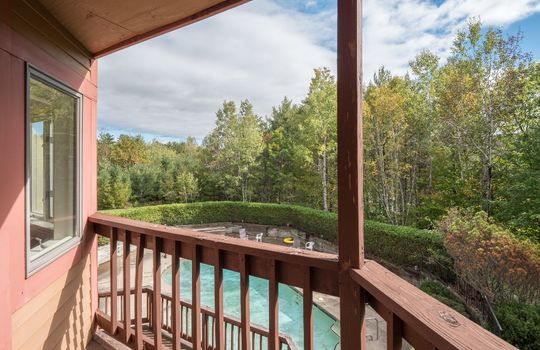 Chamberlain condo deck view