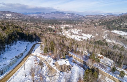 Home on Locke SUmmit with aerial view of road