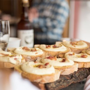 Whipped ricotta toast at the Mountain Room