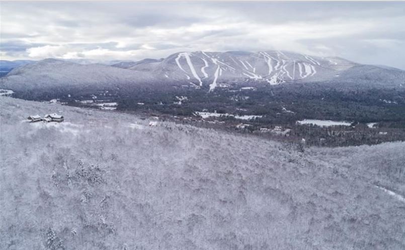 Aerial view of Sunday River from the Peaks