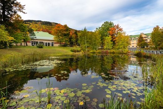 Grand Summit Hotel pond and conference center