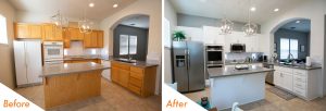 kitchen cabinets refinished