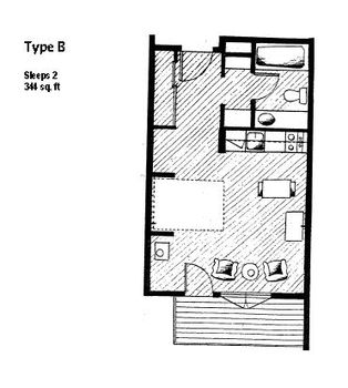 Floor plan for Unit Type B