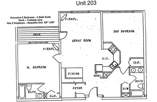 203/205 unit floor plan
