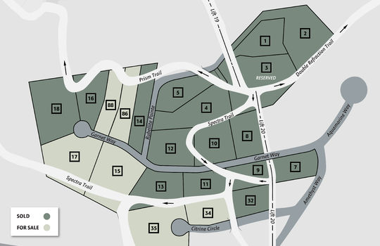 Merrill Hill Lots Map