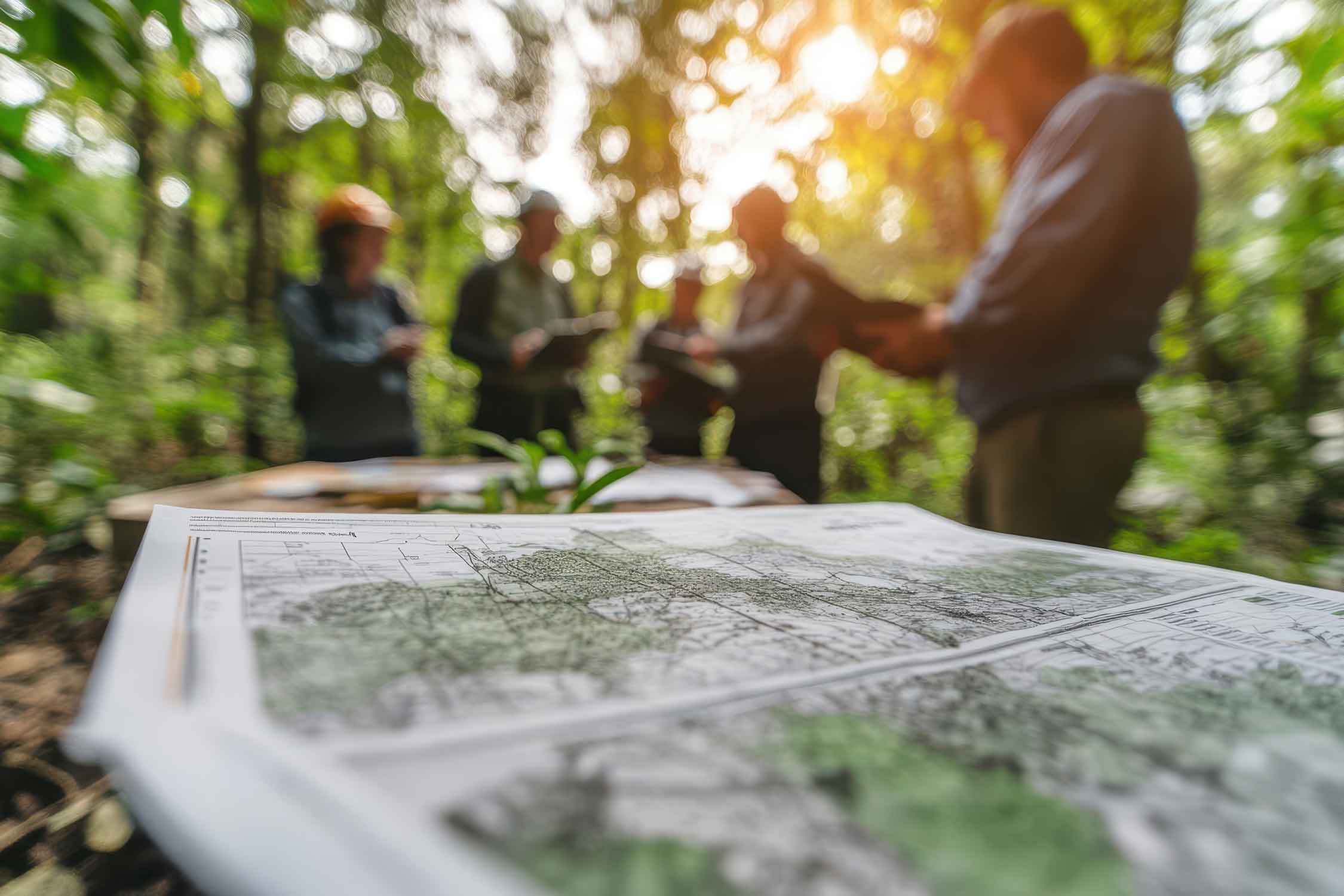 Mississippi landowners and forestry professionals preparing for a prescribed burn to reduce wildfire risks.